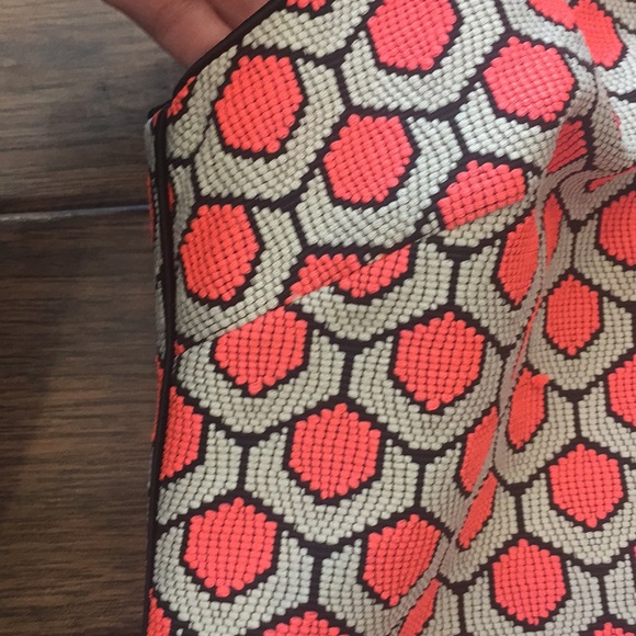 ‼️CLOSET SALE‼️ NWOT Trina Turk Coral Geometric Print Rosalynn Sleeveless Dress - Picture 6 of 7